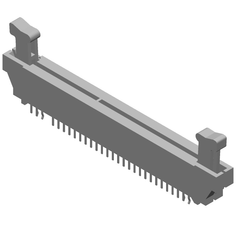62 Pos Card Edge Connector, 2.54mm Pitch, Straight, Thru-Hole, 4.26A