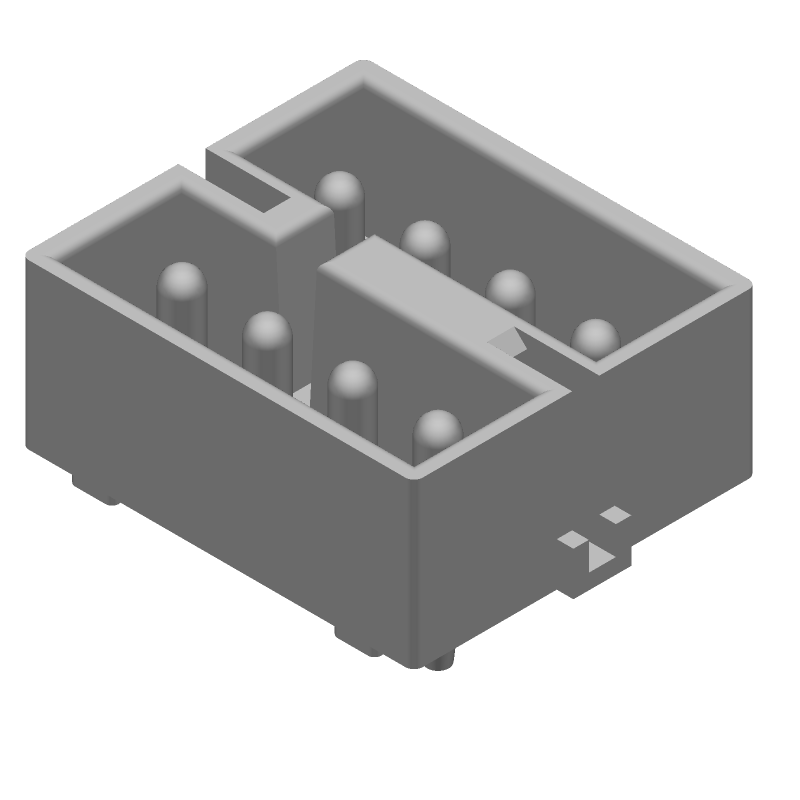 8C 13A 250V Male Power Connector, Wire-to-Board, Through Hole, Natural
