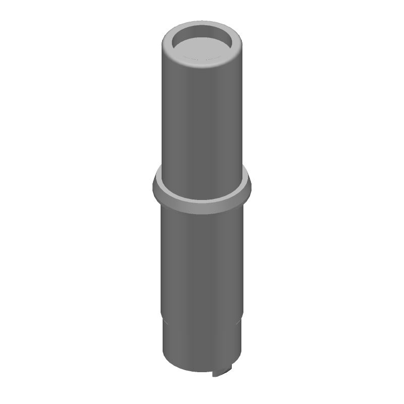 1 Pos Wire Housing, Male, Crimp, 13A, 250V, Straight, Black