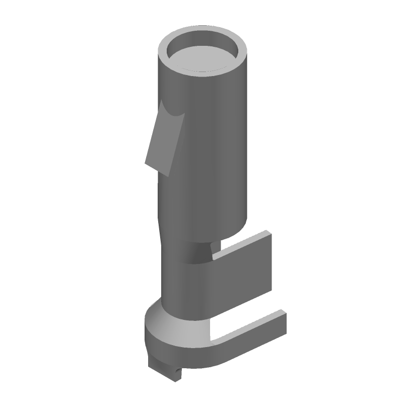 Power Contact, Female, Crimp, 10-12AWG, 32.48A, Tin