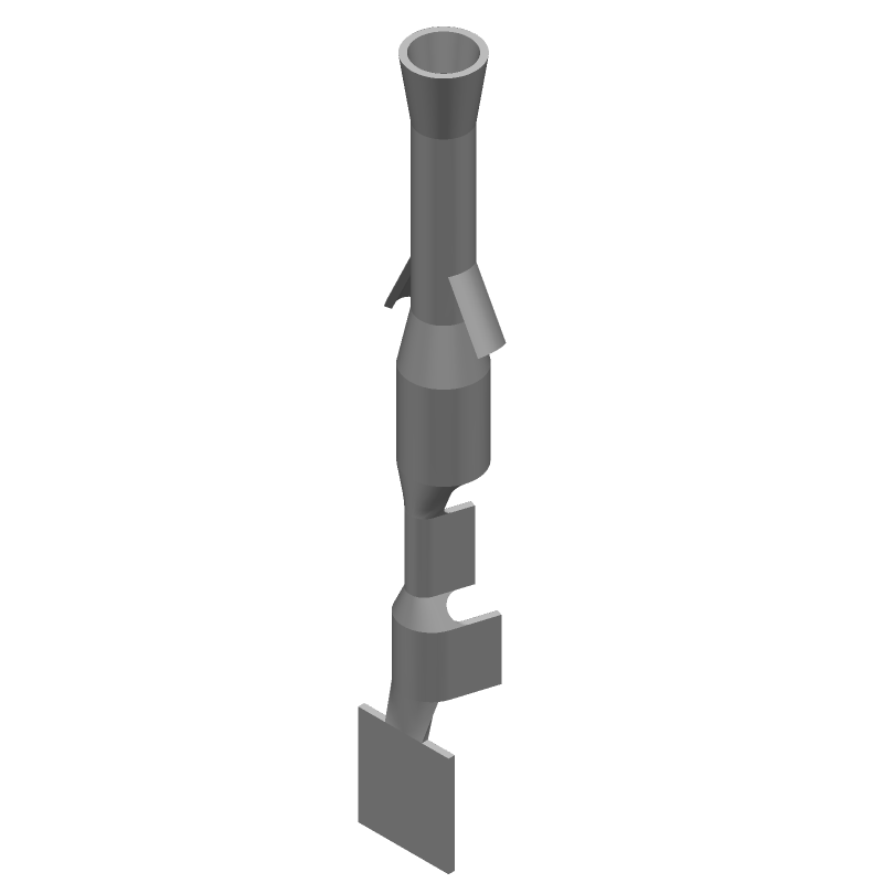 Signal/Power Contact, Crimp, ST, 24-30AWG, 9A, 250V, Tin