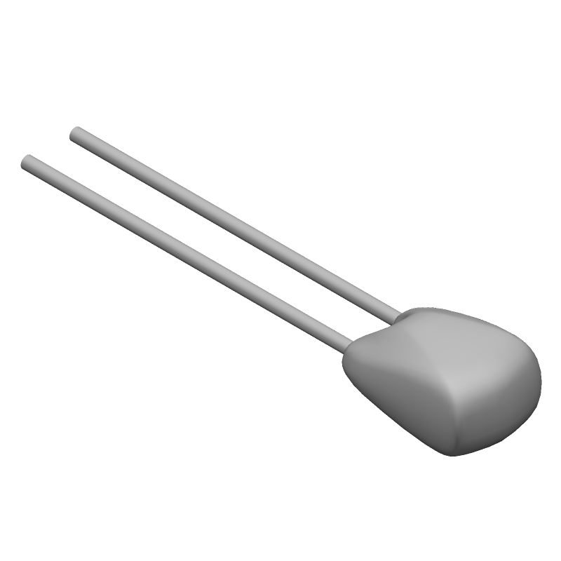 RESISTOR, TEMPERATURE DEPENDENT, NTC, 220 ohm, THROUGH HOLE MOUNT, RADIAL LEADED, ROHS COMPLIANT