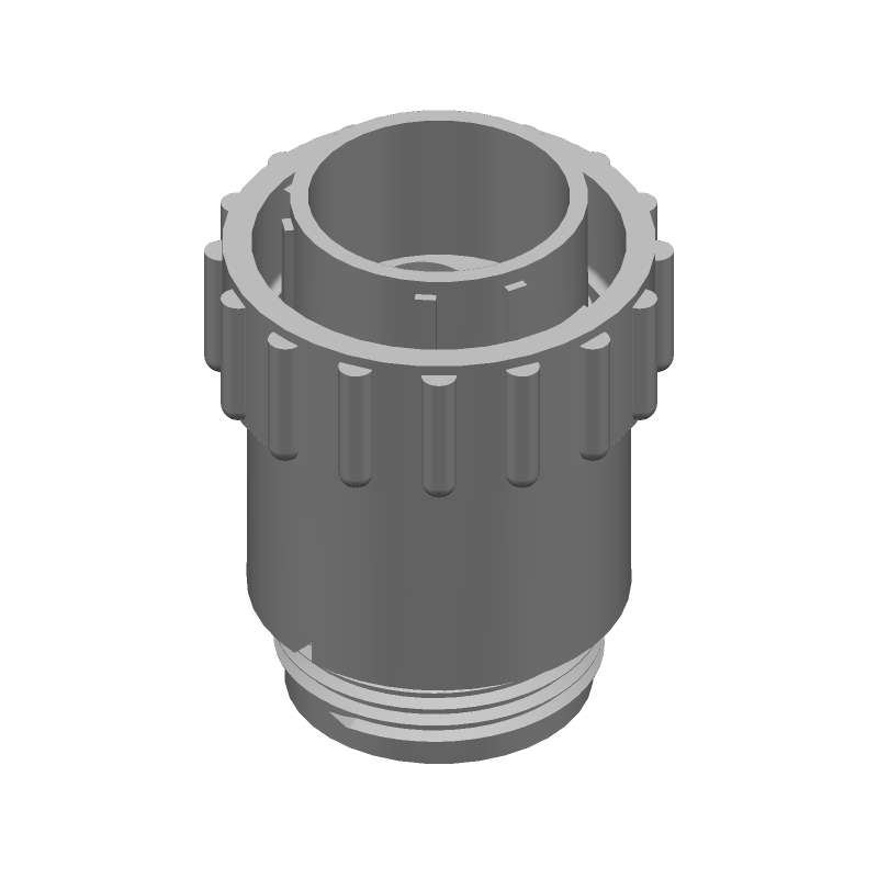 3 Pos Male Crimp Wire Housing, IP67, Nylon, 125°C