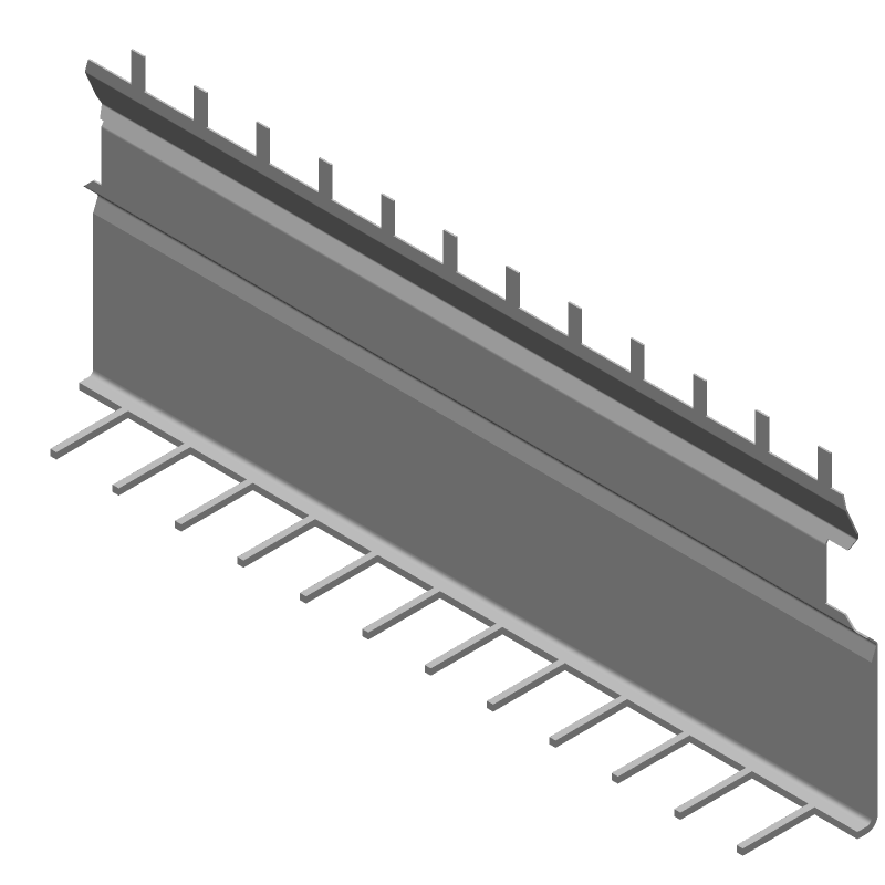 Connector Accessories Shield Straight Phosphor Bronze Gold Over Nickel