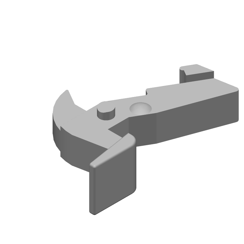 Connector Accessories Latch Straight Black Package