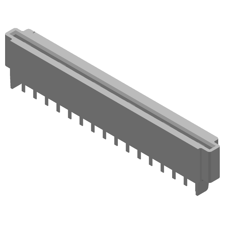 16 Pos 2.54mm Pitch Straight Header, Wire-to-Board, 250V, 105°C
