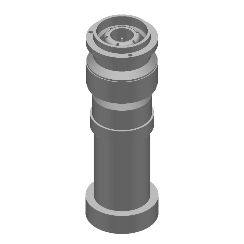 TNC RF Connector, Male, 50 Ohm, Crimp, Straight, 11GHz, Gold/Nickel