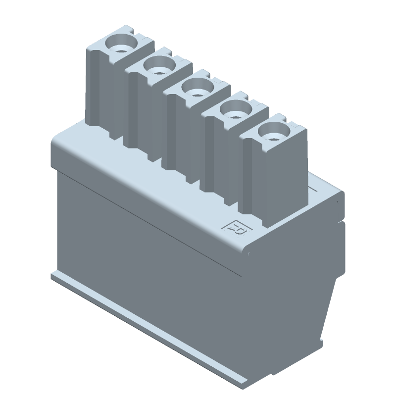 5 Pos Terminal Block, 3.81mm Pitch, 11A, 300V, ST, Cable Mount, Green