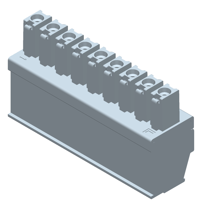 9 Pos Terminal Block, 3.81mm Pitch, 11A, 300V, Cable Mount, Green
