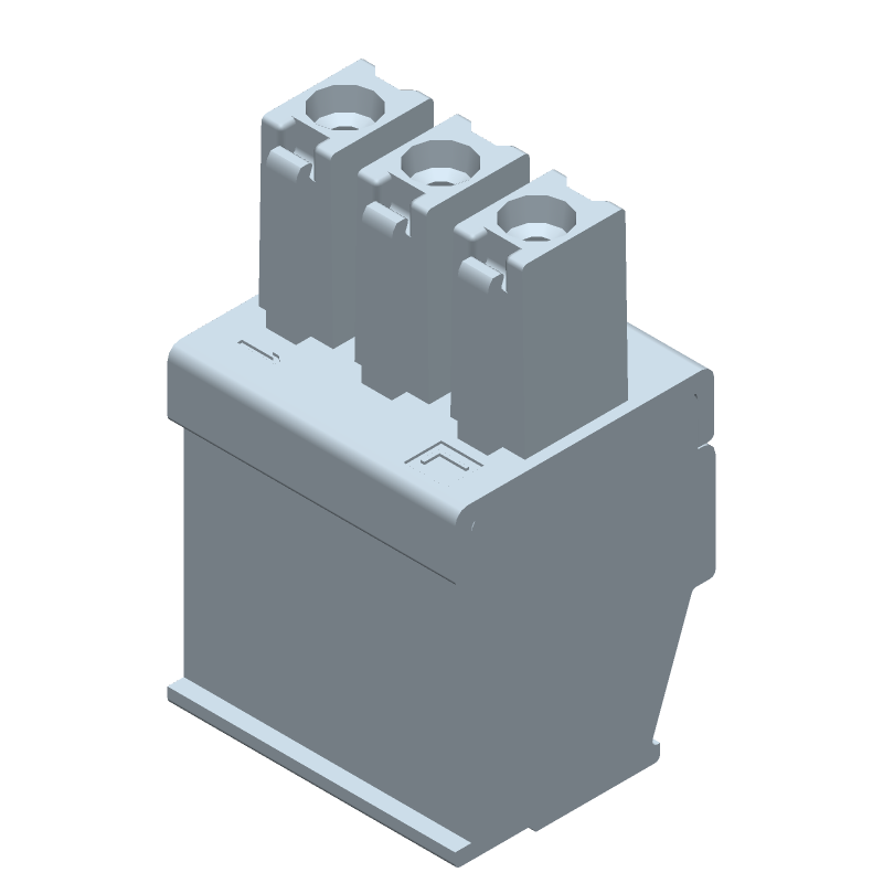 3 Pos Terminal Block, 3.81mm Pitch, 11A, 300V, Cable Mount, Green