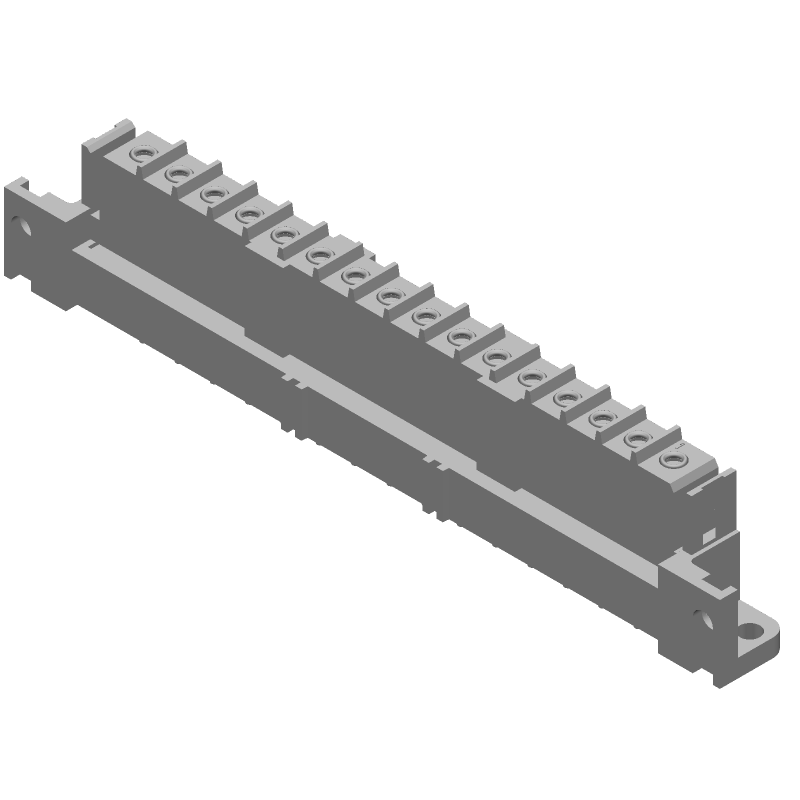 16 Pos Female Socket Connector, Wire-to-Board, 7.5A, 600V, Red