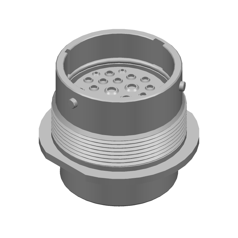 Conn Circular PIN 29 POS Crimp ST Jam Nut 29 Terminal 1 Port Automotive Package