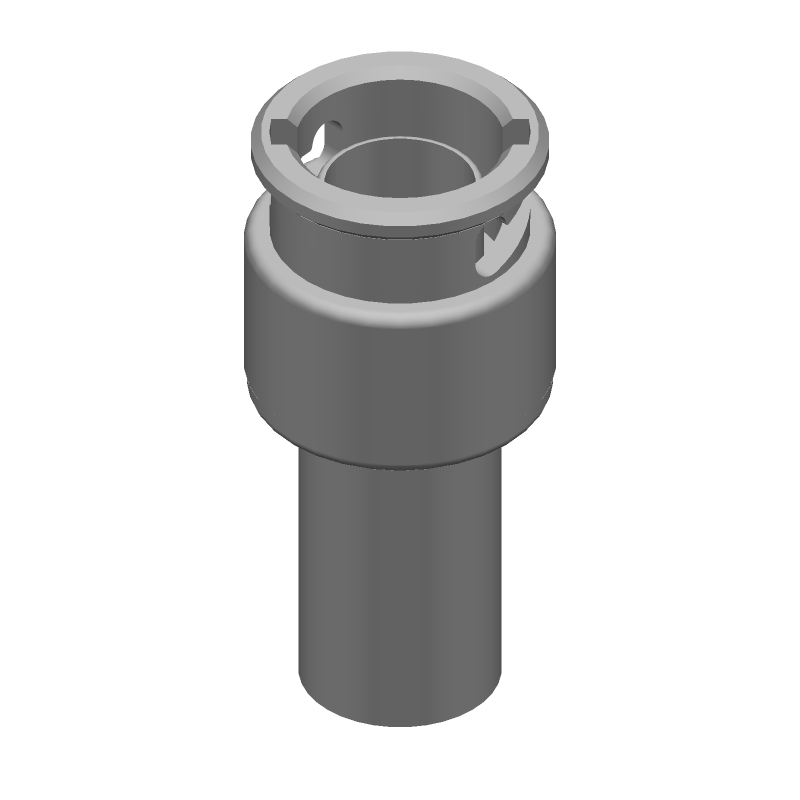 Mini-BNC RF Connector, 2GHz, 75 Ohm, Crimp, Straight, Cable Mount, Gold