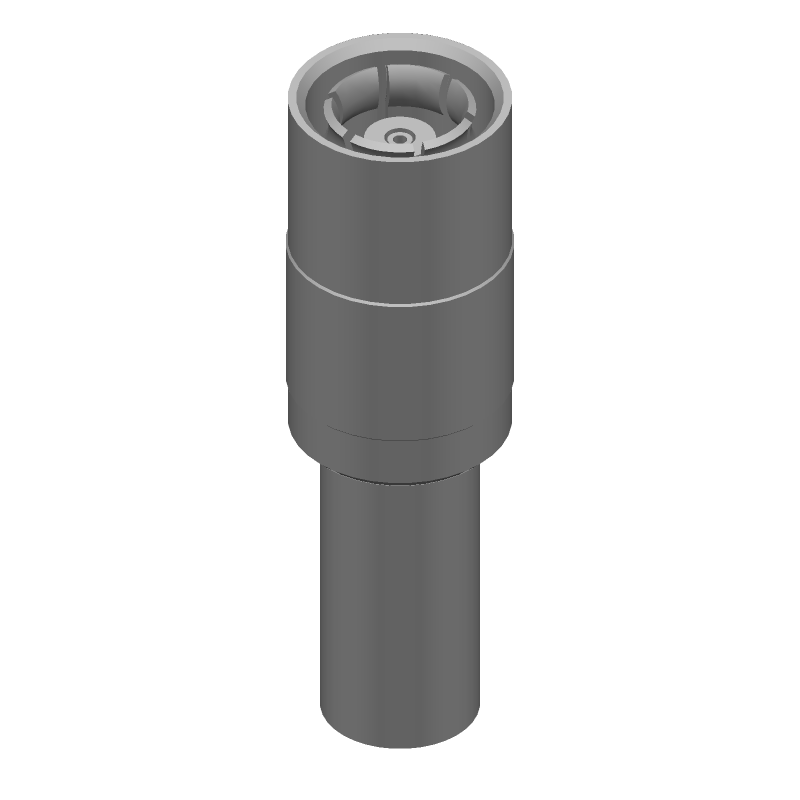SMB RF Connector, Male, 4GHz, 50 Ohm, Crimp, Straight, Gold
