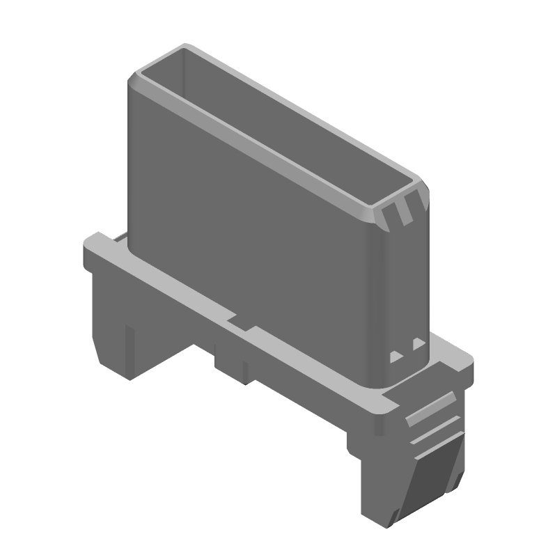 Conn Drawer Connector PL 14 POS ST Panel Mount 14 Terminal 1 Port Tray