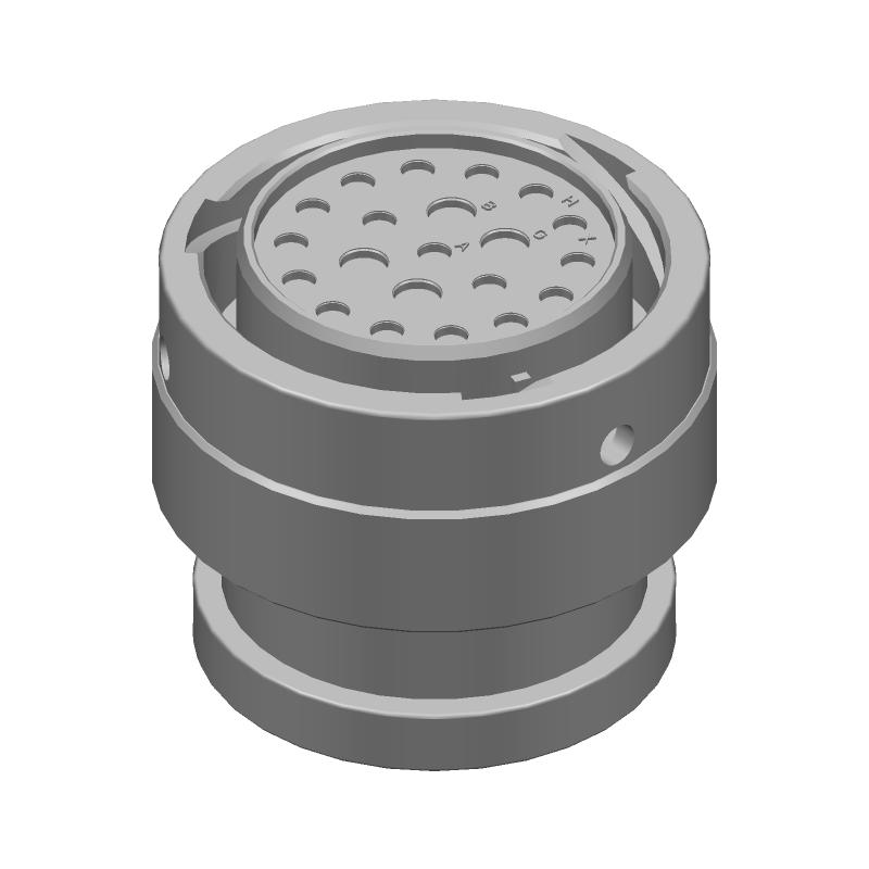 Conn Circular SKT 21 POS Crimp ST Cable Mount 21 Terminal 1 Port Bulk