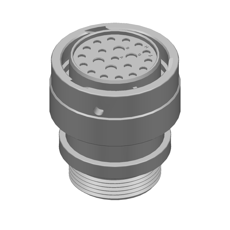 Conn Circular SKT 21 POS Crimp ST Cable Mount 21 Terminal 1 Port Automotive Bulk