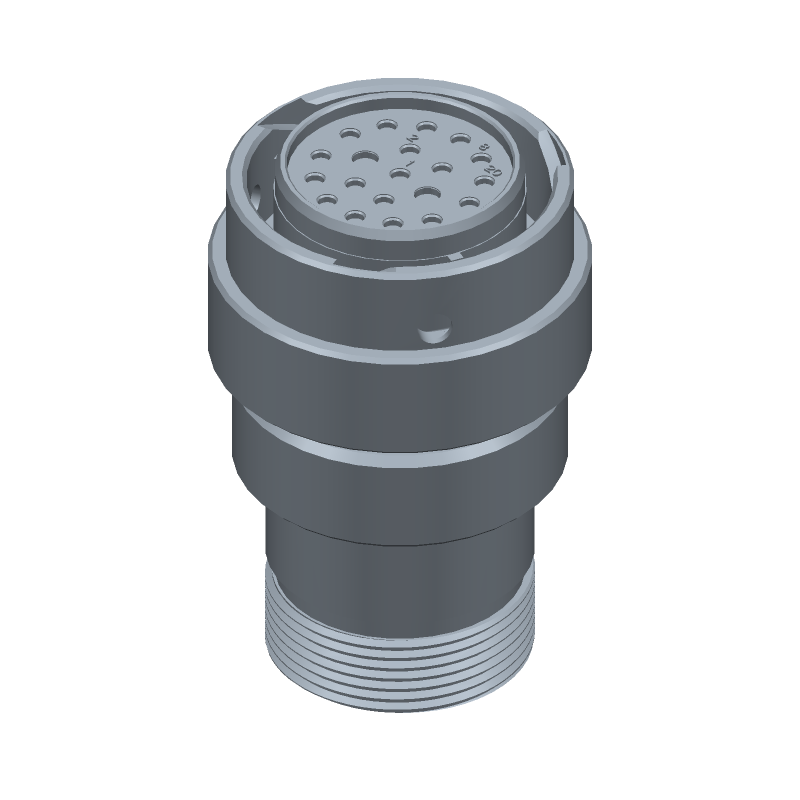 Conn Circular SKT 20 POS Crimp ST Cable Mount 20 Terminal 1 Port Automotive Package