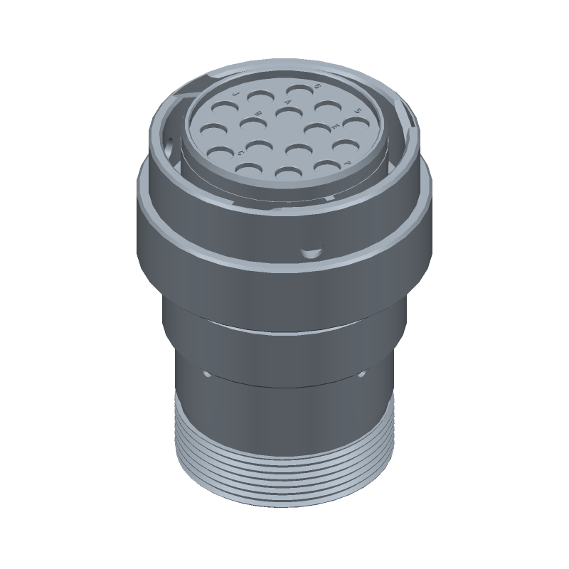 Conn Circular SKT 16 POS Crimp ST Cable Mount 16 Terminal 1 Port Automotive Package