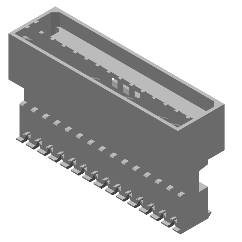 14 Pos 2.54mm Pitch Wire-to-Wire Female Socket Connector