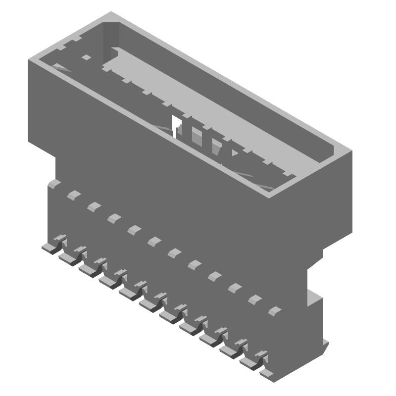 11P MTA-100 Wire-to-Wire Female Header, 5A, 2.54mm Pitch, IDC
