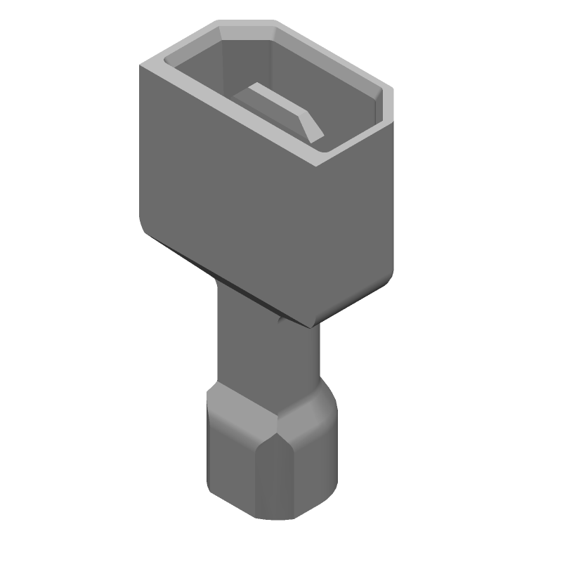 Red Nylon Tab Terminal 18-22AWG Tin Plated 600V