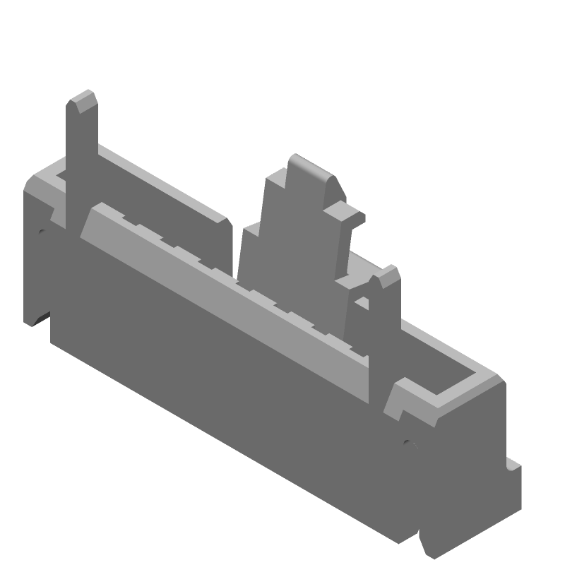 10 Pos 1 Row 2.54mm Pitch Crimp Connector Shroud