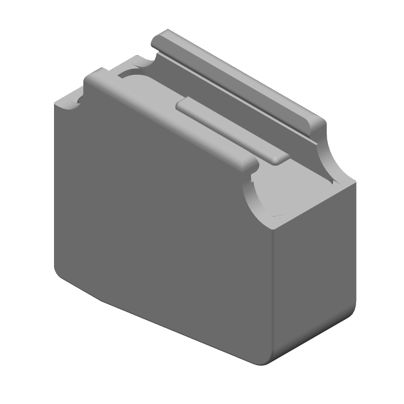 Backshell/Cable Clamp 45°/180° 3 Shell Size Polypropylene