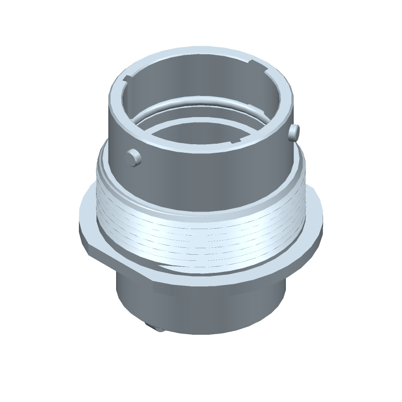 Connector Plug Cap Size 18 Silver