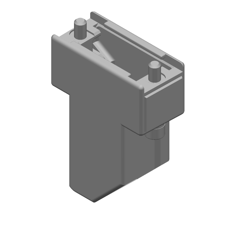 Backshell Kit 45° 1 Shell Size Zinc