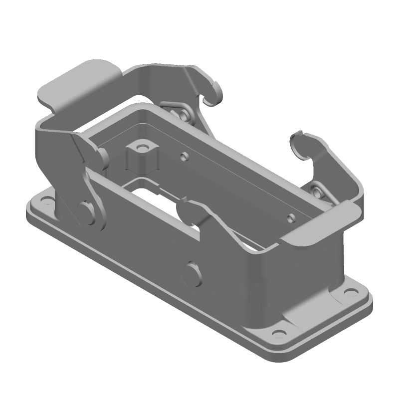 Hood 180° 6 Shell Size Powder Die Cast Aluminum Alloy