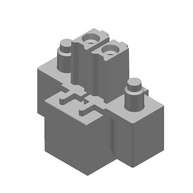 2 Pos 3.5mm RA Solder Terminal Block, 11A, 300V, Green