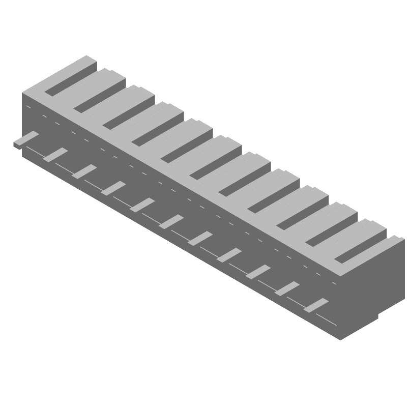 11 Pos Terminal Block, 3.81mm Pitch, 150V, 12A, Thru-Hole