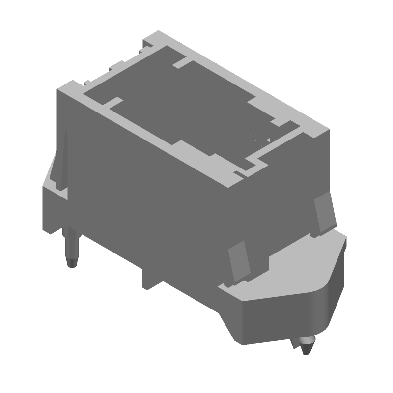 12 Pos 2.54mm Signal Header, Solder ST, Thru-Hole, Blue PBT