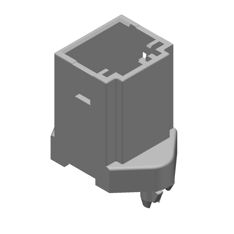 6 Pos Signal Header, 2.54mm Pitch, Tin Plated, Through Hole