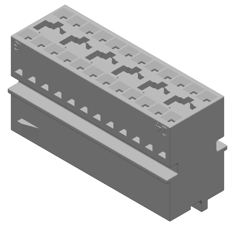 Conn Housing RCP 30 POS Crimp ST Cable Mount Black Bag Automotive