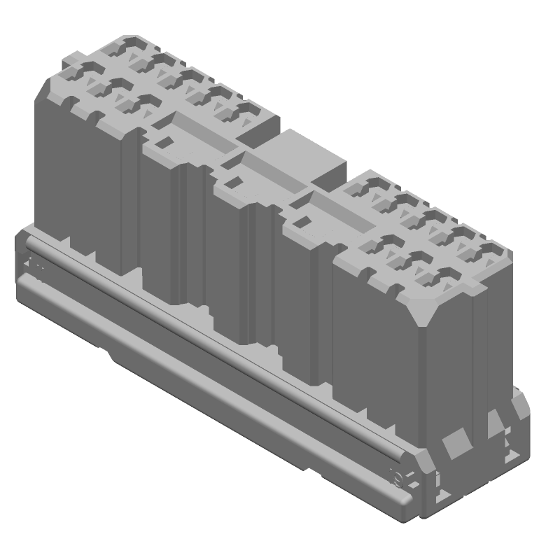 070/250 HYBRID 19P PLUG BLUE