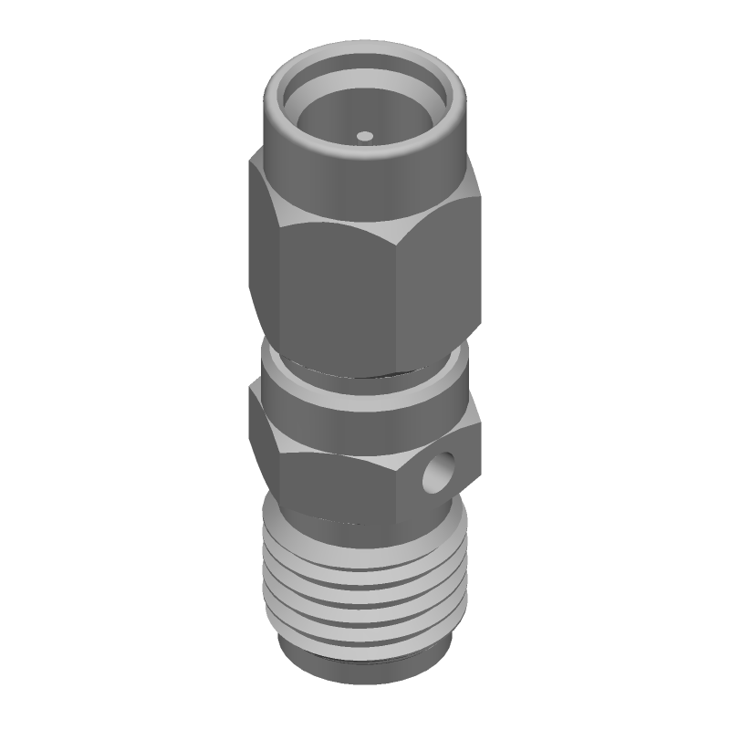 SMA Adapter, Male, Straight, 25GHz, 50R, Gold Plated