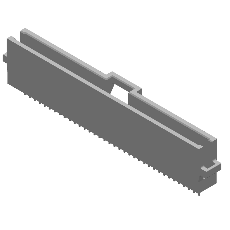 36 Pos 1.27mm Header, Straight, Thru-Hole, 1A, 30V