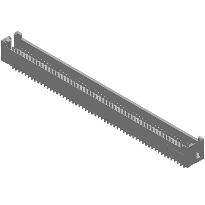 110 Pos 2.54mm Straight Header, Male, 3A, 250V, Thru-Hole