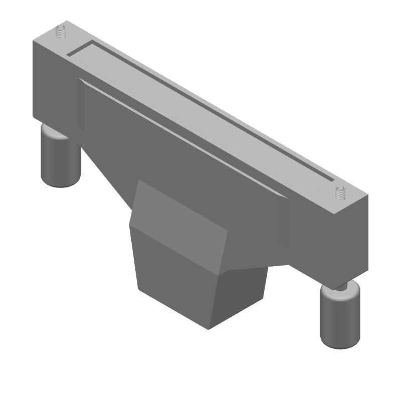 Backshell Kit 180° Nickel Over Copper Zinc