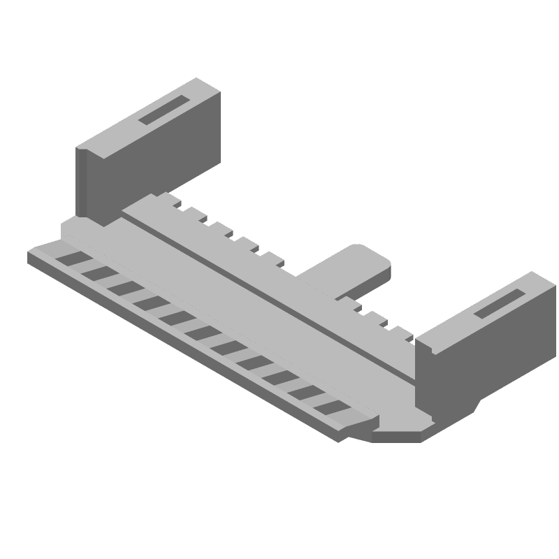 Connector Accessories 24 POS 2.54 mm Receptacle Ejection Cover Thermoplastic Black