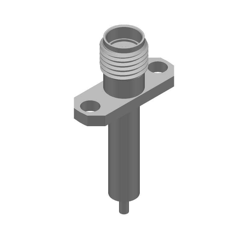 Conn SMA RCP 0Hz to 6GHz 50Ohm Solder ST Flange Mount Gold Package