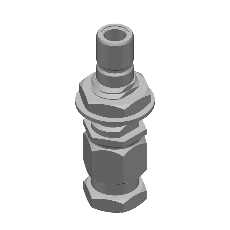 SMB RF Connector, 4GHz, 50 Ohm, Female, Straight, Gold