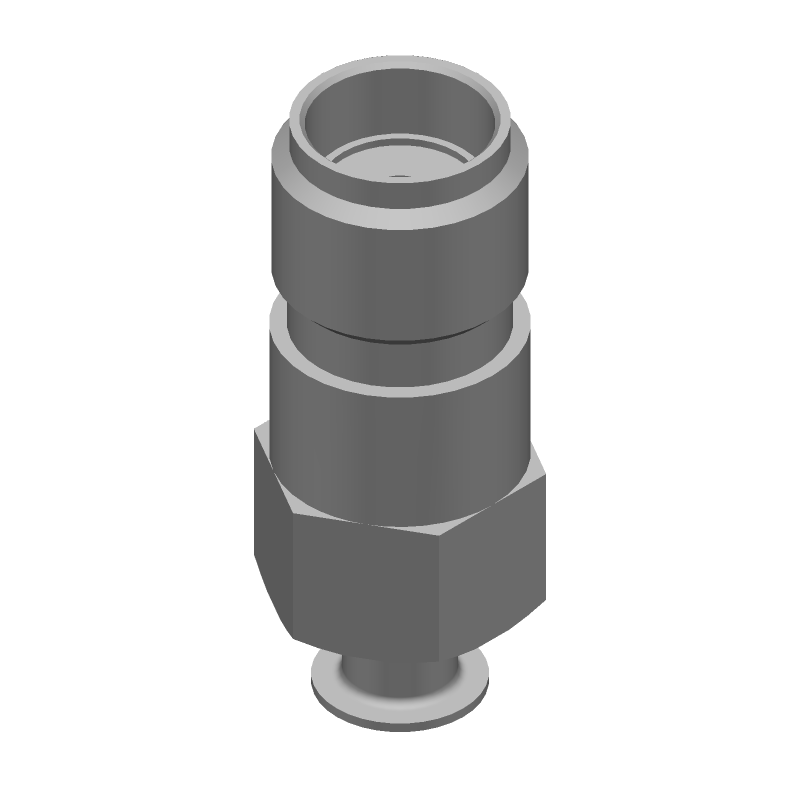 SMA RF Connector, 18GHz, 50 Ohm, Crimp, Cable Mount, Male, Gold