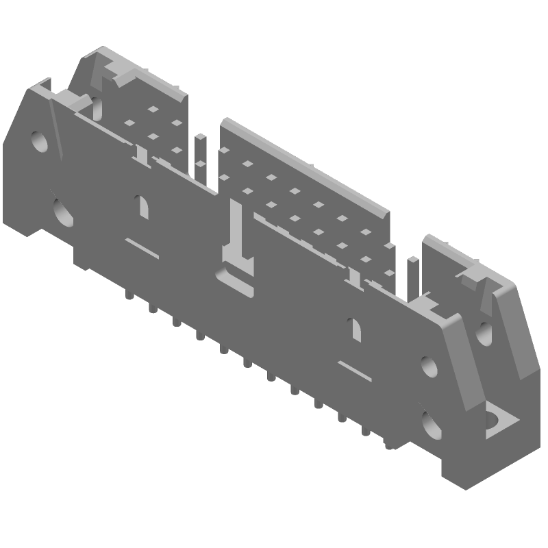 24 Pos 2.54mm Shrouded Header HDR ST Thru-Hole 1A