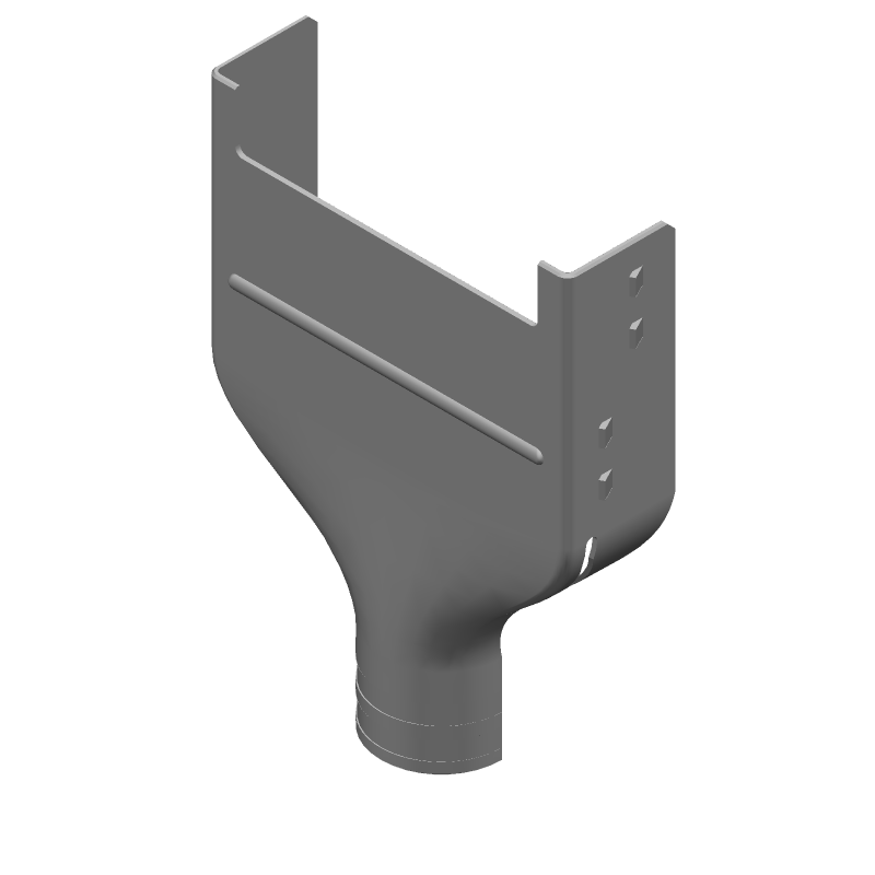 Connector Accessories Shell Straight Polycarbonate Gray Loose