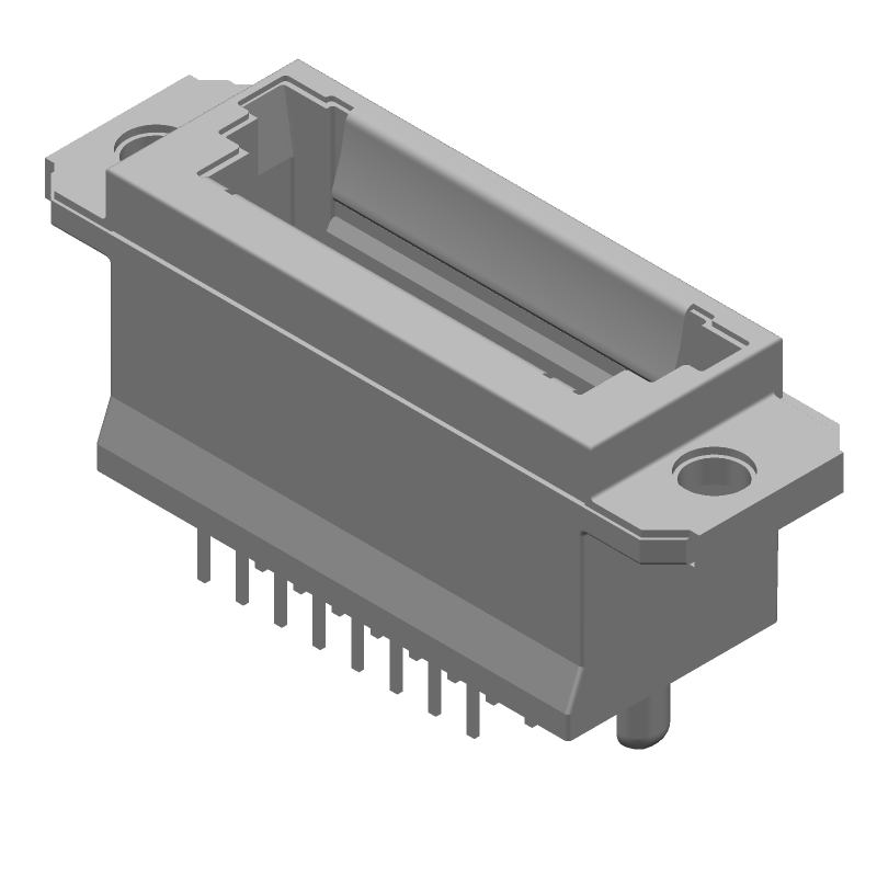 16 Pos RJ11 Connector, Signal, 1.5A Gold Plated Bronze, Thru-Hole