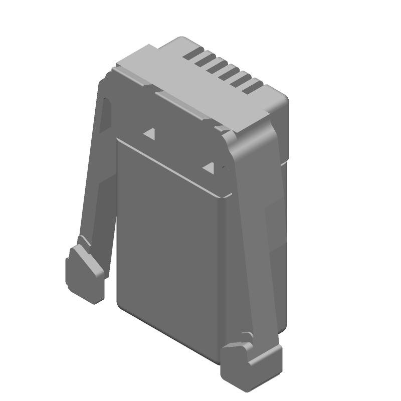 RJ11 Connector, 6 Pos, Shielded, Crimp, 1.5A, 30V, Straight