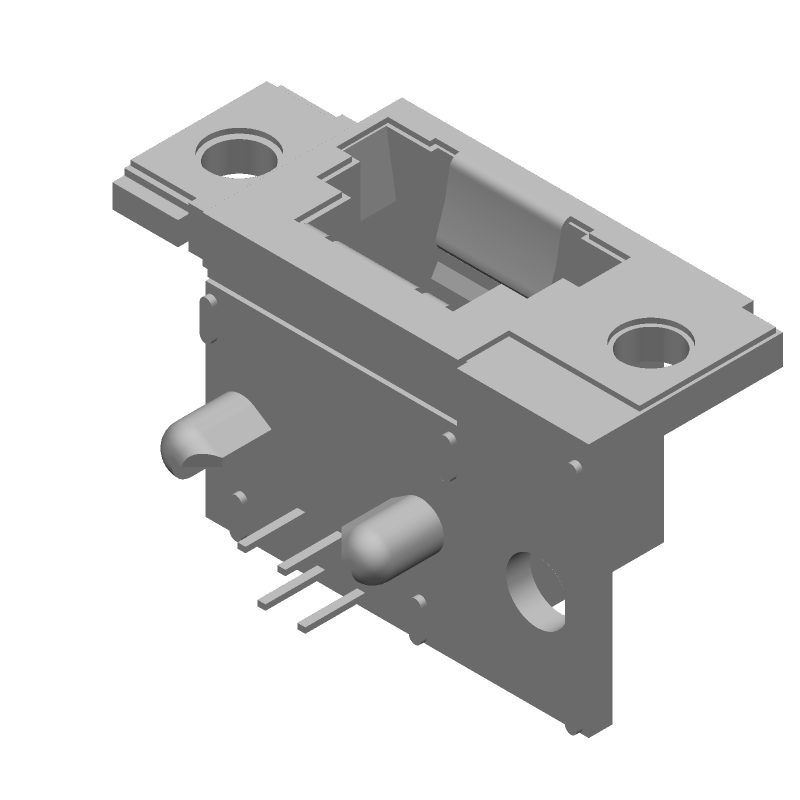 RJ11 Connector, 4 Pos, Shielded, Right Angle, Solder, Thru-Hole
